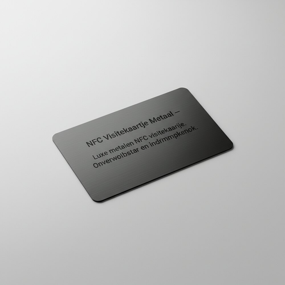 NFC Visitekaartje Metaal
