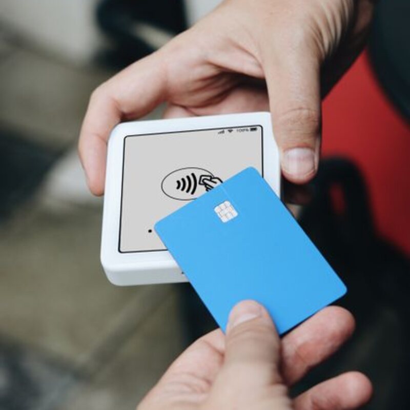 NFC Visitekaartje Zwart Metaal